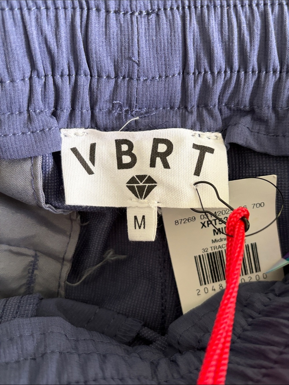Women’s Navy Blue Track Pants with White Stripe - Picture 4 of 4